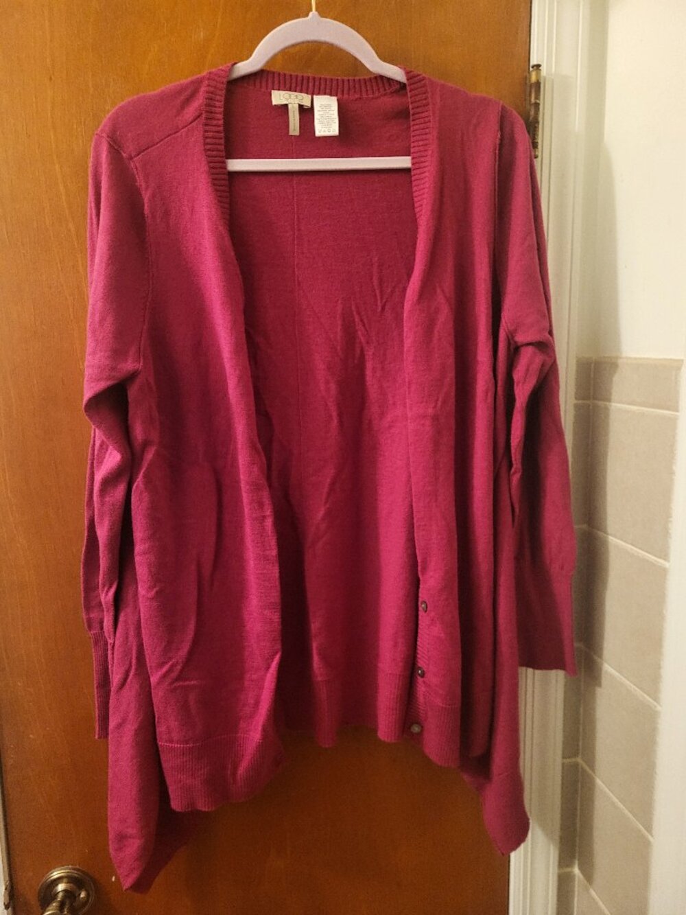 Logo Cardigan Sweater